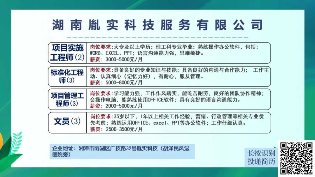 湘潭县科学技术和工业信息化局招聘启事概览